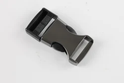 Custom Plastic Belt Clip Bag Quick Side Release Metal Buckle Accessories Dog Collar Buckle Adjuster Shoulder Rubber Strap Buckle