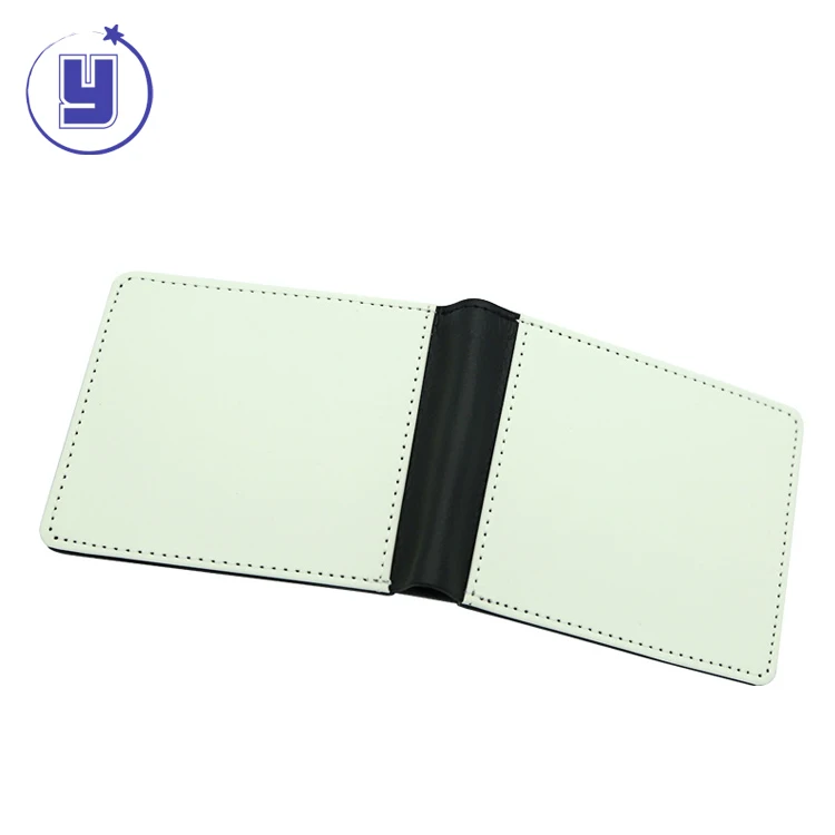 Оптовая продажа, мужской кошелек без рисунка, сублимационный принт «сделай сам»