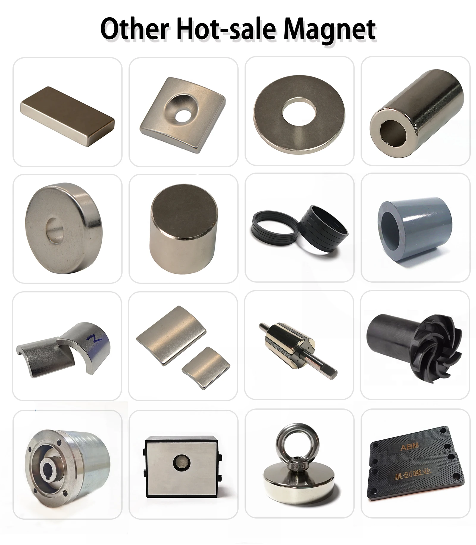 Customized Super Strong Sintered N52  magnet