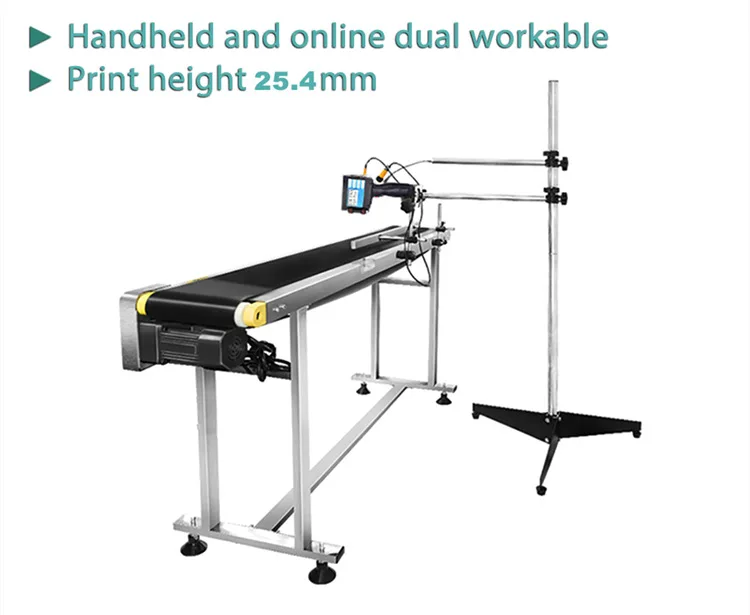 25.4mm Smart Automatic Portable label handjet Printer Handheld Inkjet Printer Price