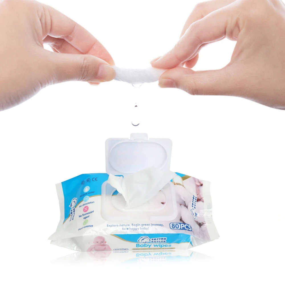 Бамбуковые органические волшебные детские салфетки бесплатно, милые детские чистящие влажные салфетки Spunlace