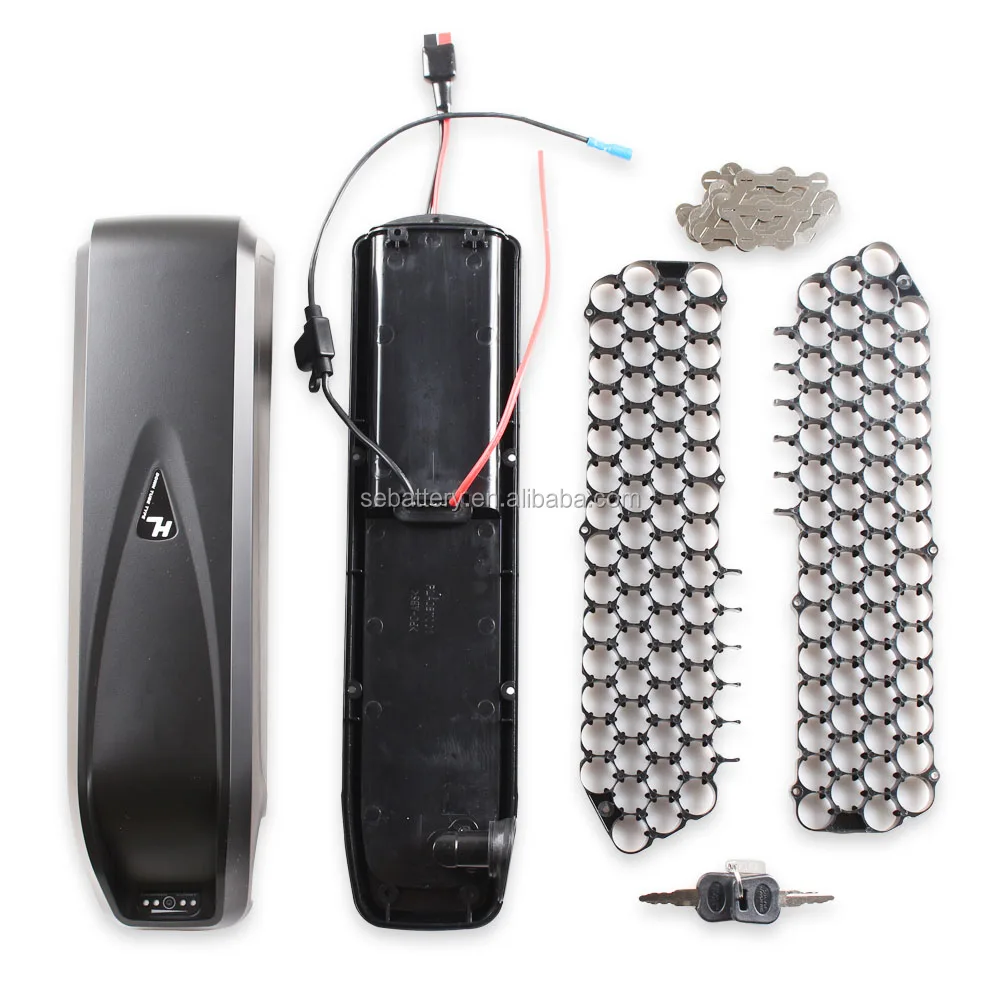48V 5pin bullet connector battery case hailong with 65pcs holders