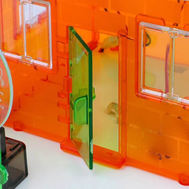 Wholesale Diy Science Stem Creation Solar Energy Concept House Building Block Toy with Light And Voice