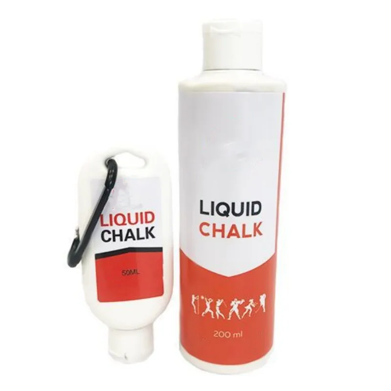 Liquid Gym Chalk Transparent 50ml Bottle Liquid Magnesium Carbonate for Rock Climbing Weightlifting Absorb Sweat Antislip