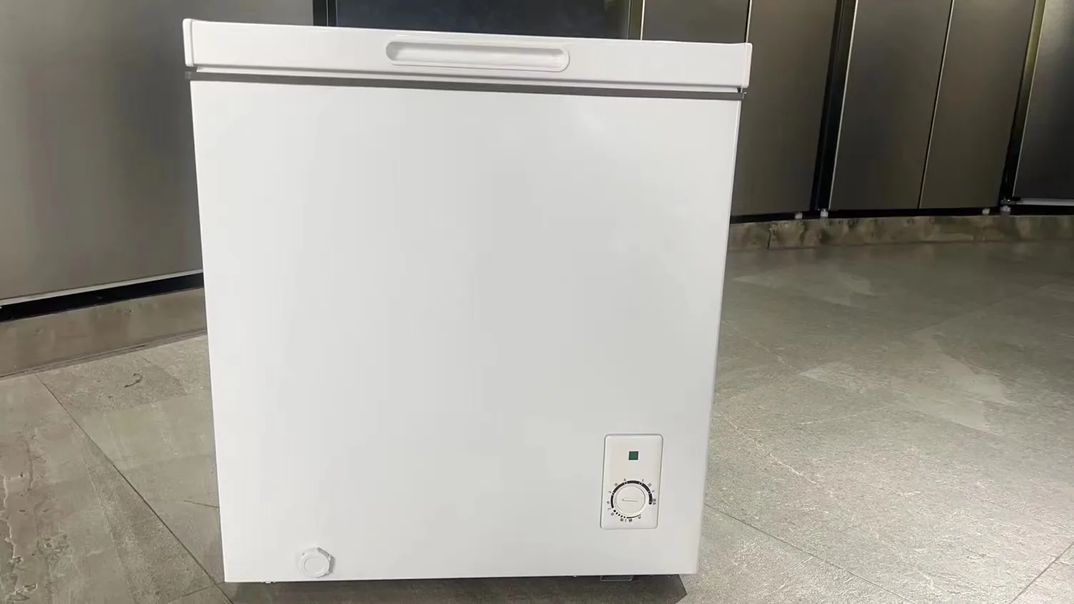 Refrigerator&Freezer Switchable Latin America Hot Sales Chest Freezer with Gray/Sliver Color