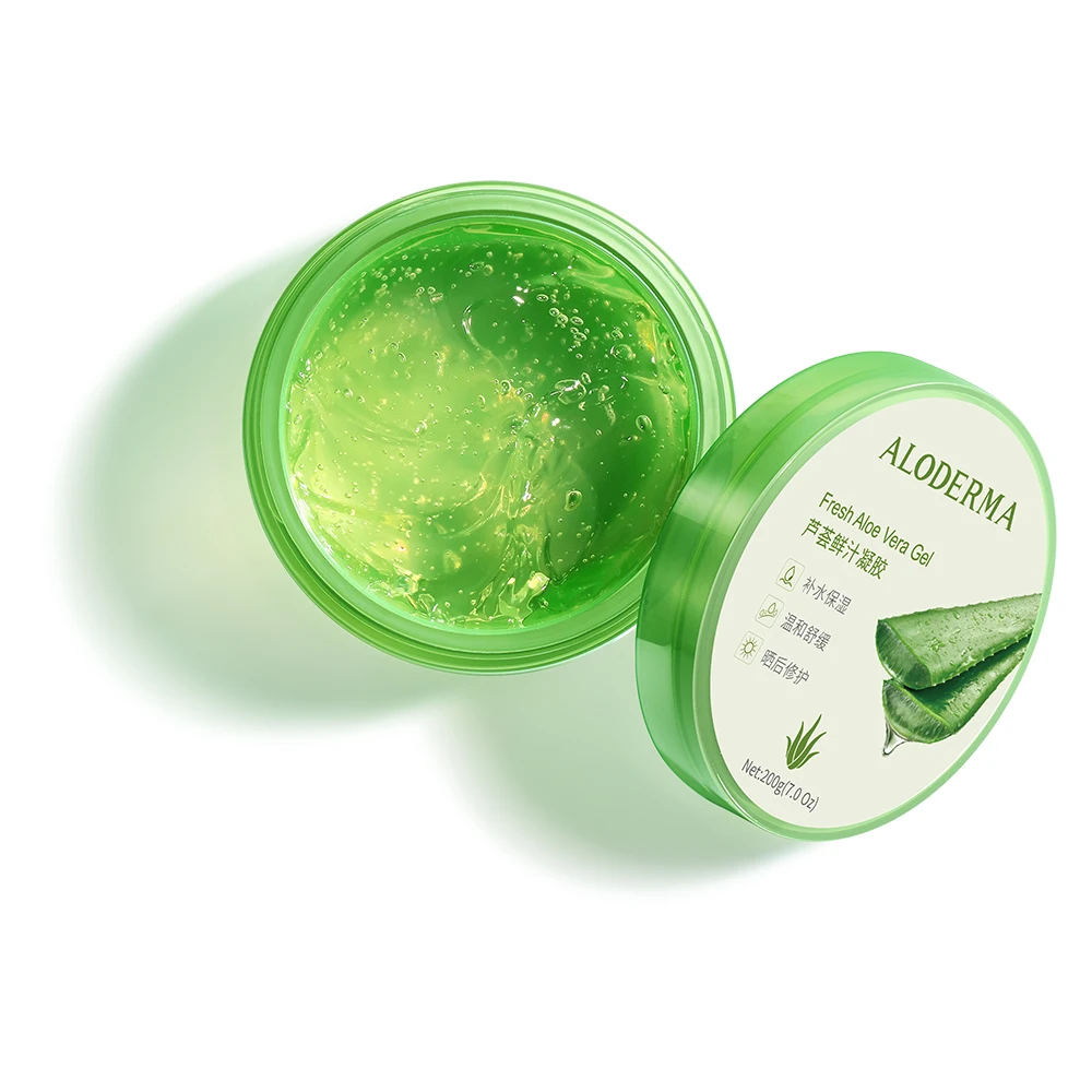 Pure 96%  Natural Aloe  Vera Body  Face Gel Skin Care for All Skin Types, Sensitive Skin, Soothing Aloe Vera Gel