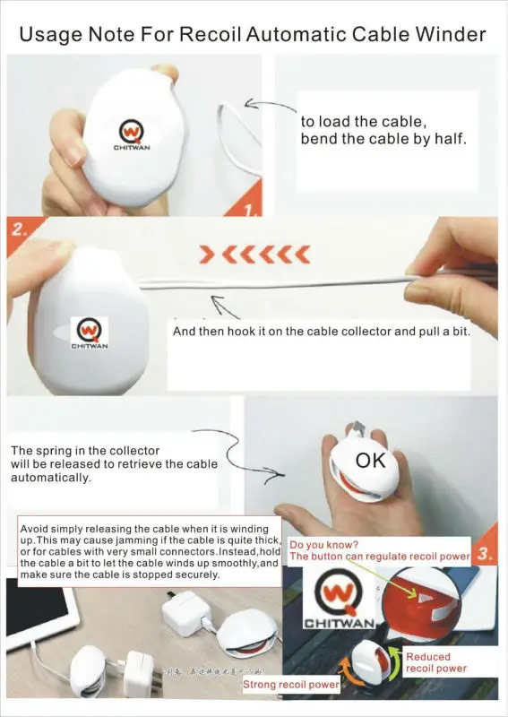 factory  high quantity Automatic earphone cable winder