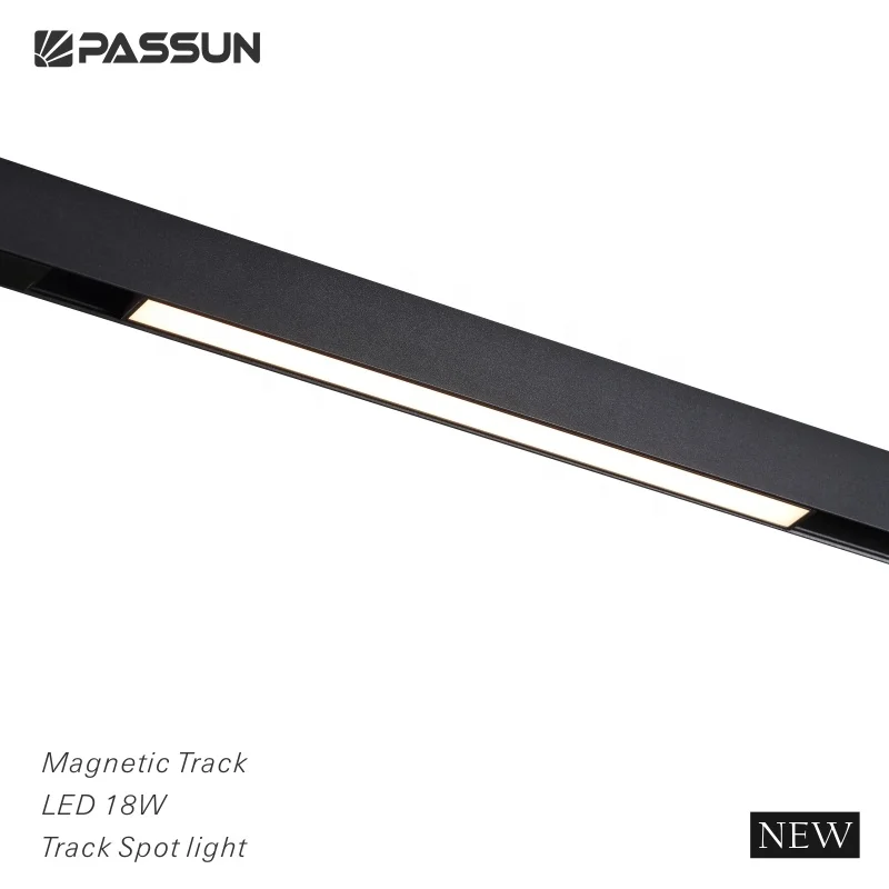 indoor magnet track 4 lines spotlight 12W