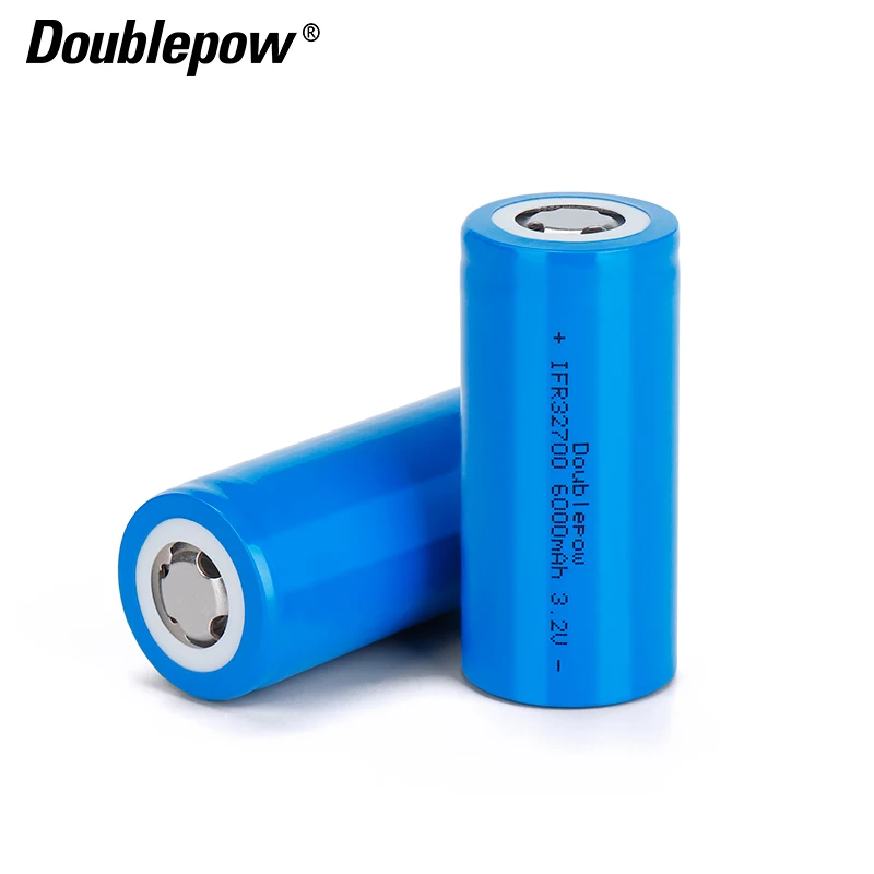 Doublepow Solar Energy Storage Battery 32700/35650mAh Grade A Lifepo4 6000mAh LFP 3.2V Battery
