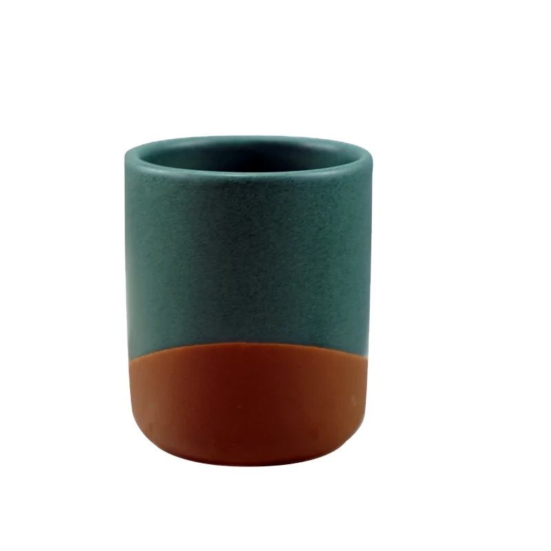 Small cup custom logo sublimation glaze  chinese porcelain tea cups  ceramic mug wholesale ceramic mug no handle