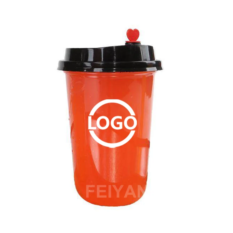 12 16 20 24 Oz Custom Printed Disposable Cups Plastic Water Ice Coffee Wine Beer Milkshake Cup
