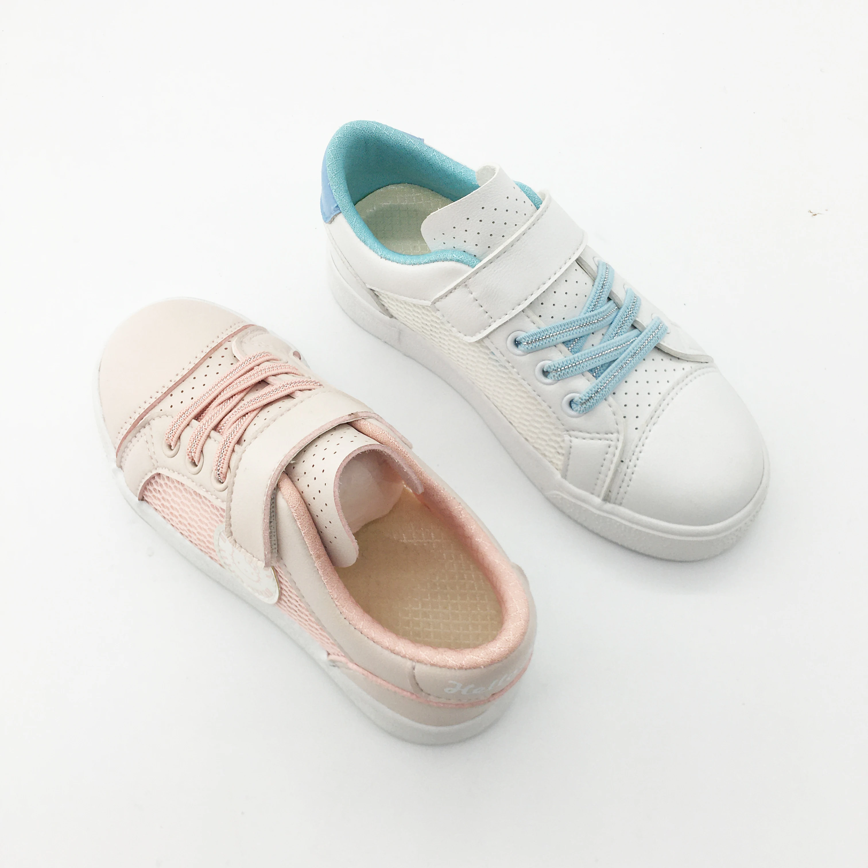 New Style Girls Mesh Breathable Children Sneakers Shoes Kids' Sport Shoes Barefoot Kids Shoes Fabric PU Unisex Rubber Solid