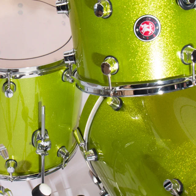 
Minsine Wholesale custom professional 5pcs PVC jazz drum set Musical Instrument 