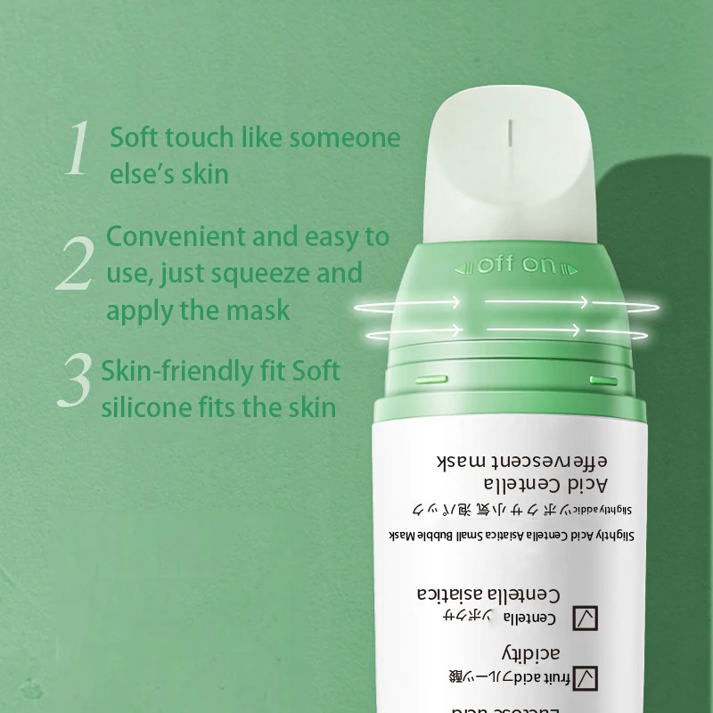 Hot Sale OEM Wholesale 100ml Smear Type korean Natural Whitening Face Bubble Clay Bask Beauty Private Label