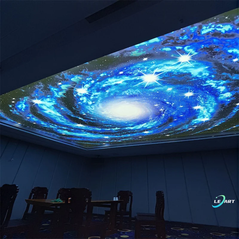 Пользовательские 3D потолочные обои голубое небо белое облако потолочная роспись съемные для гостиной и спальни