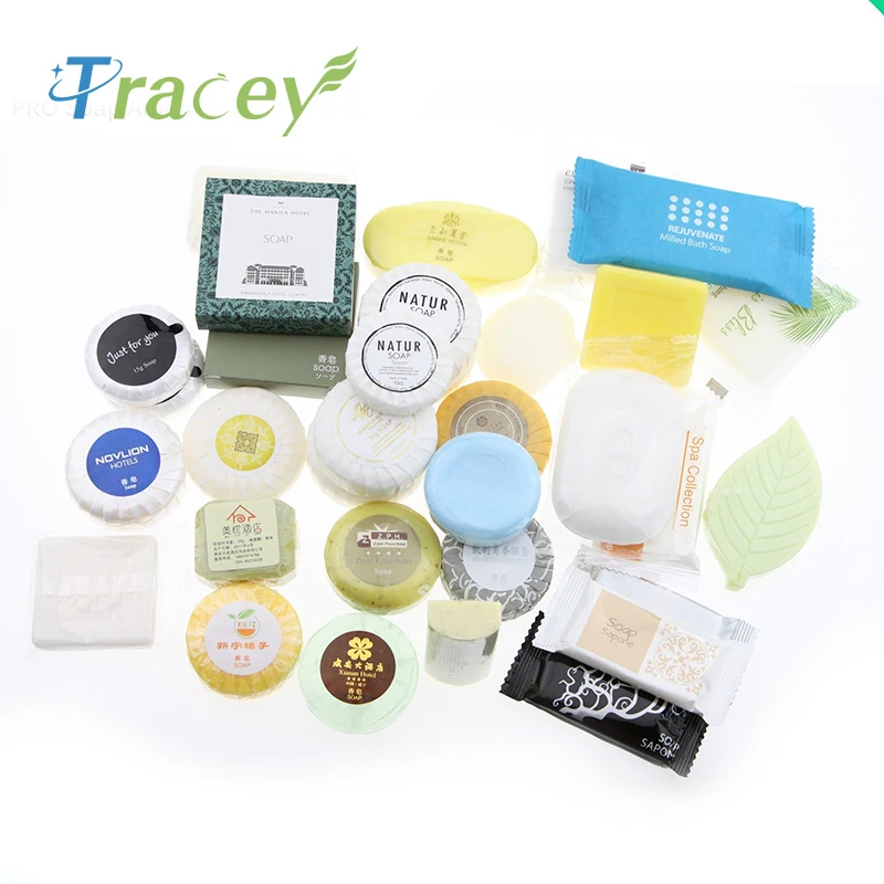 Small Organic Amenities Travel Round Toilet Bath Bar Soap Biodegradable Mini Hotel Soap