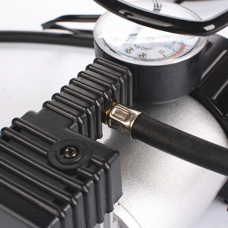 Metal Air Compressor DC12V Auto Air Pump For Vehicle Tyre Tire Inflator Portable Mini Pump