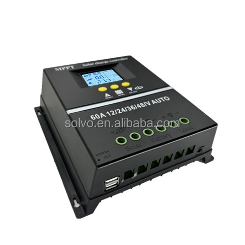 AUTO Solar Charge Controller Solar PV Battery Charger with LCD & Dual USB 12v 24v Solar Charge Controllers PWM
