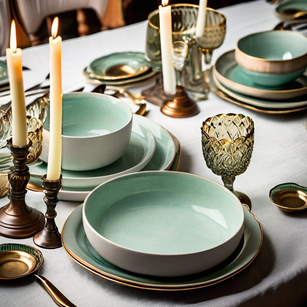 Modern Design Pasta Dish Deep Ceramic Plate with Glaze High Quality Enamel round Pattern for Daily Home Use Weddings