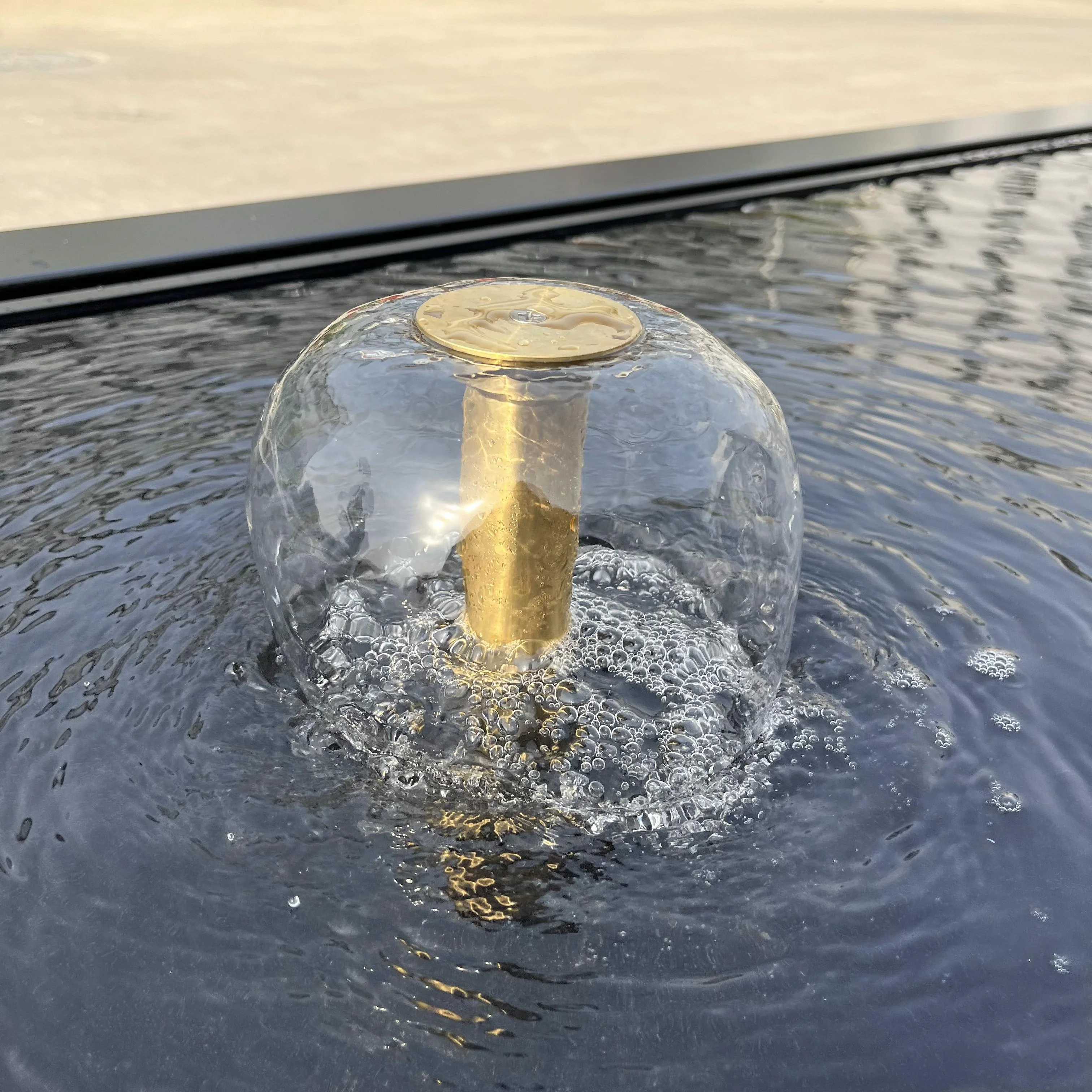 Garden Metal Waterfall Backyard Water Feature Decoration Corten Steel Water Fountain