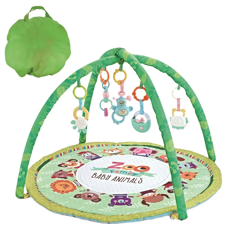 play gym baby Sports Toy Unisex Gym Play Mat Carton Animal baby play mat activity gym