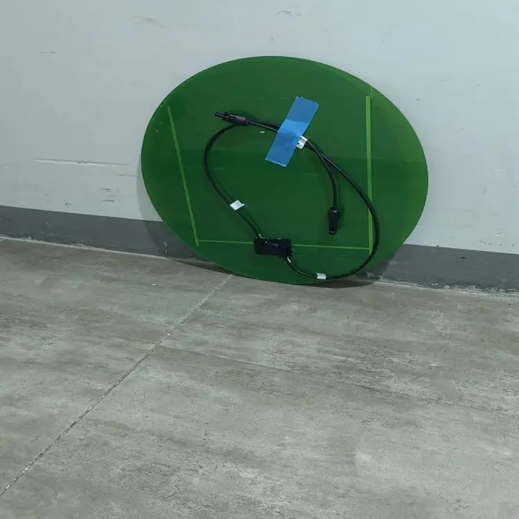 250W Bifacial Transparent 30% 40% 50%   CdTe Solar  Panel BIPV Thin Film 20% Efficiency