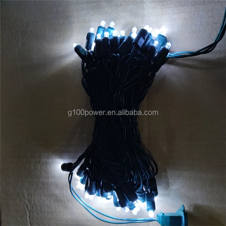 Commercial 50 5MM Warm White LED Christmas Lights Set