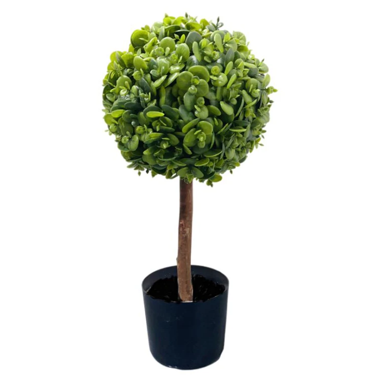 2021 Hot sale Topiary Plastic Boxwood Grass Ball Artificial Tree With Wonderful Design Office Simulation Gift & Crafts