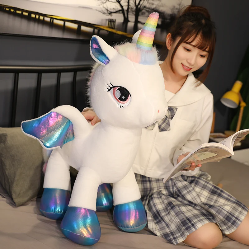 Rainbow Pegasus Unicorn doll plush toys stuffed animal horse
