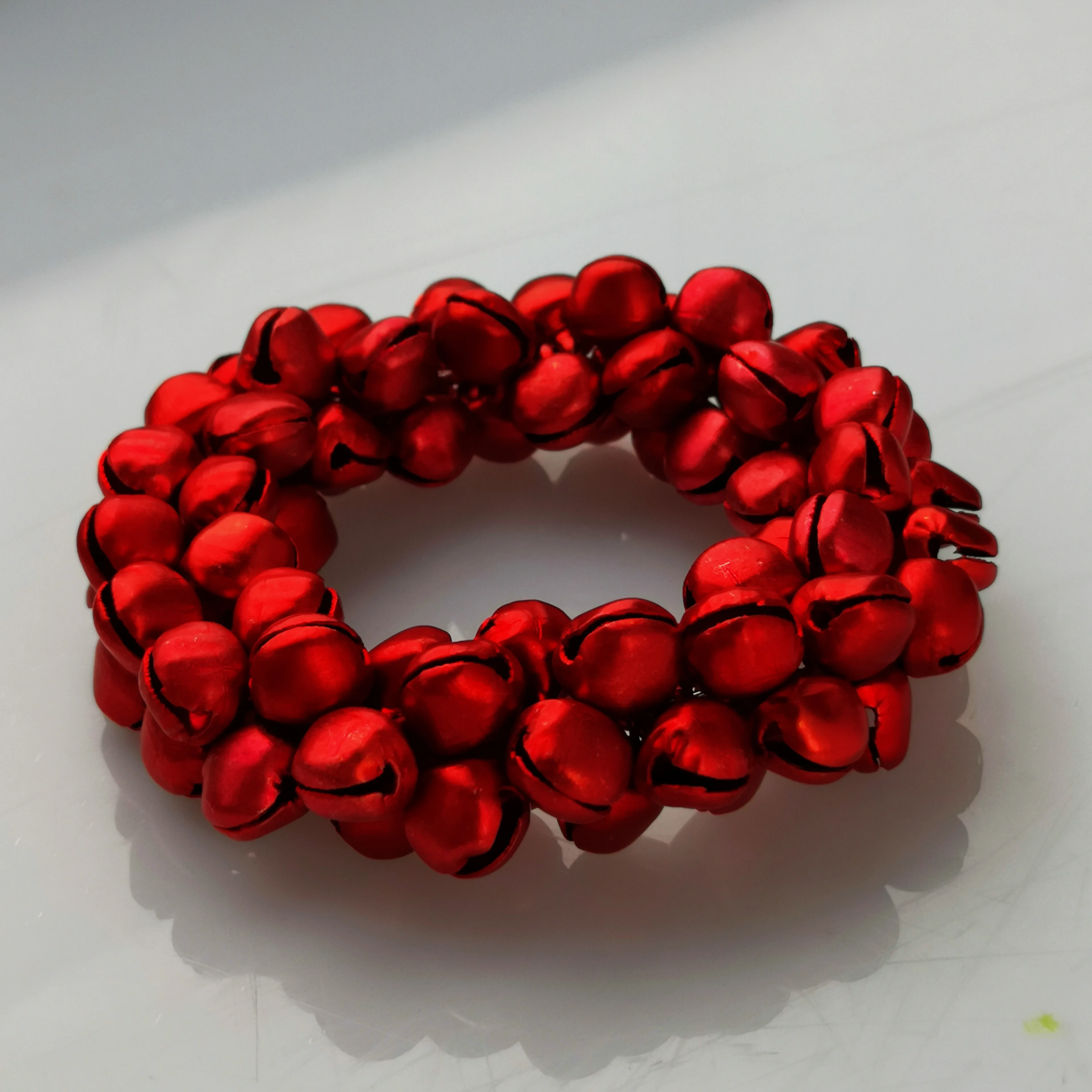 holidays and wedding jingle bell decoration colorful napkin ring