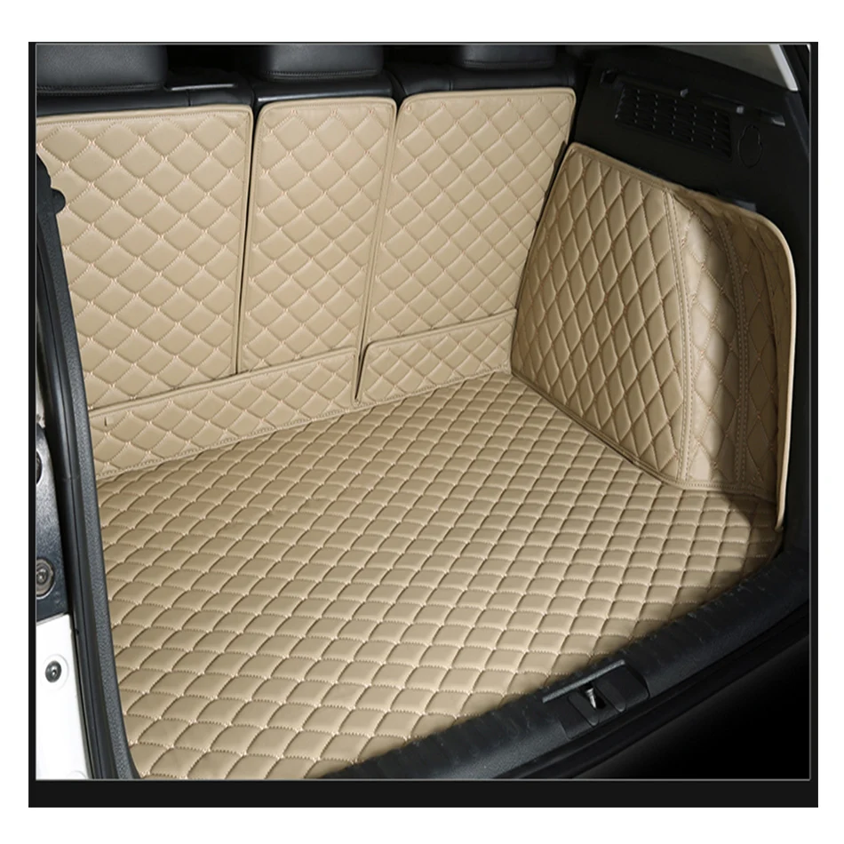 Wholesale hot sale luxury customized 5D 7DPVC leather wear-resistant easy to clean car trunk mats