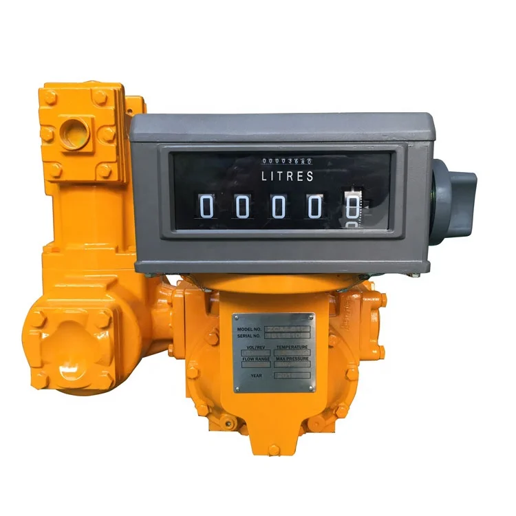 Ectromagnetic flow meter fuel dispenser for gas station