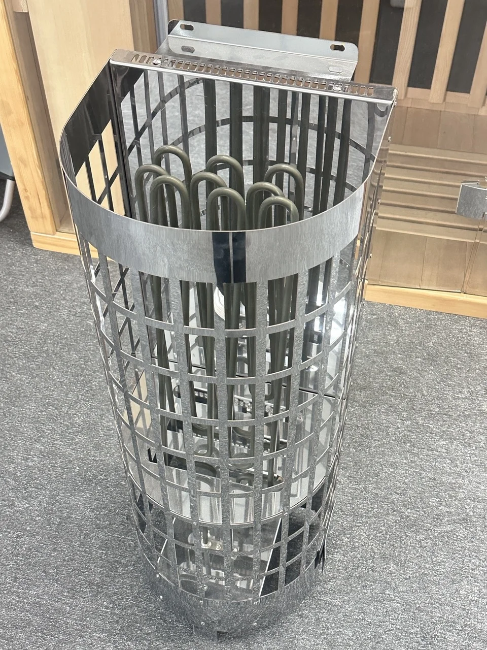 Japan PSE certified stove hollow design spa stainless steel sauna stove heater with external control