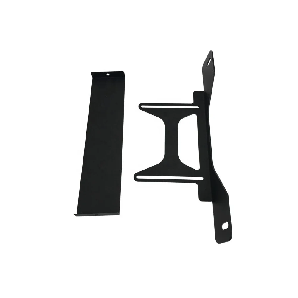 Custom Black Powder Coating Sheet Metal Carbon Steel Aluminum Punching Bending Stamping Brackets