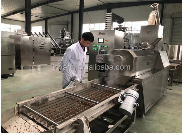 Electric Dry Dog Food Making Machine Dog Food Making Machine Extruder Production Line for Pet Food