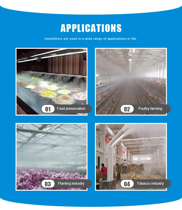 fog ultrasonic atomizing humidifier disinfection fogging machine