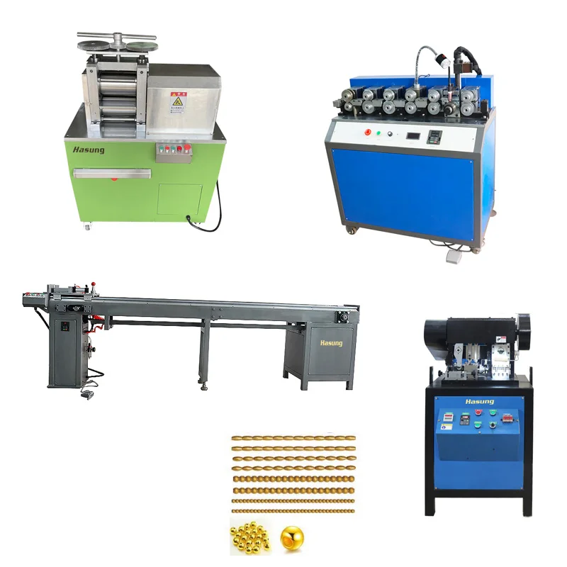 Hasung Factory Gold Silver Copper Hollow Tube Making Machine rolling mill for jewelry gold making machine
