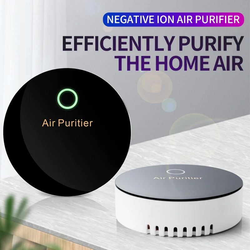 Portable Mini Air Purifier USB Type-C Plug-In smart effective odor smell air freshener for household, hotel, smoke, pet