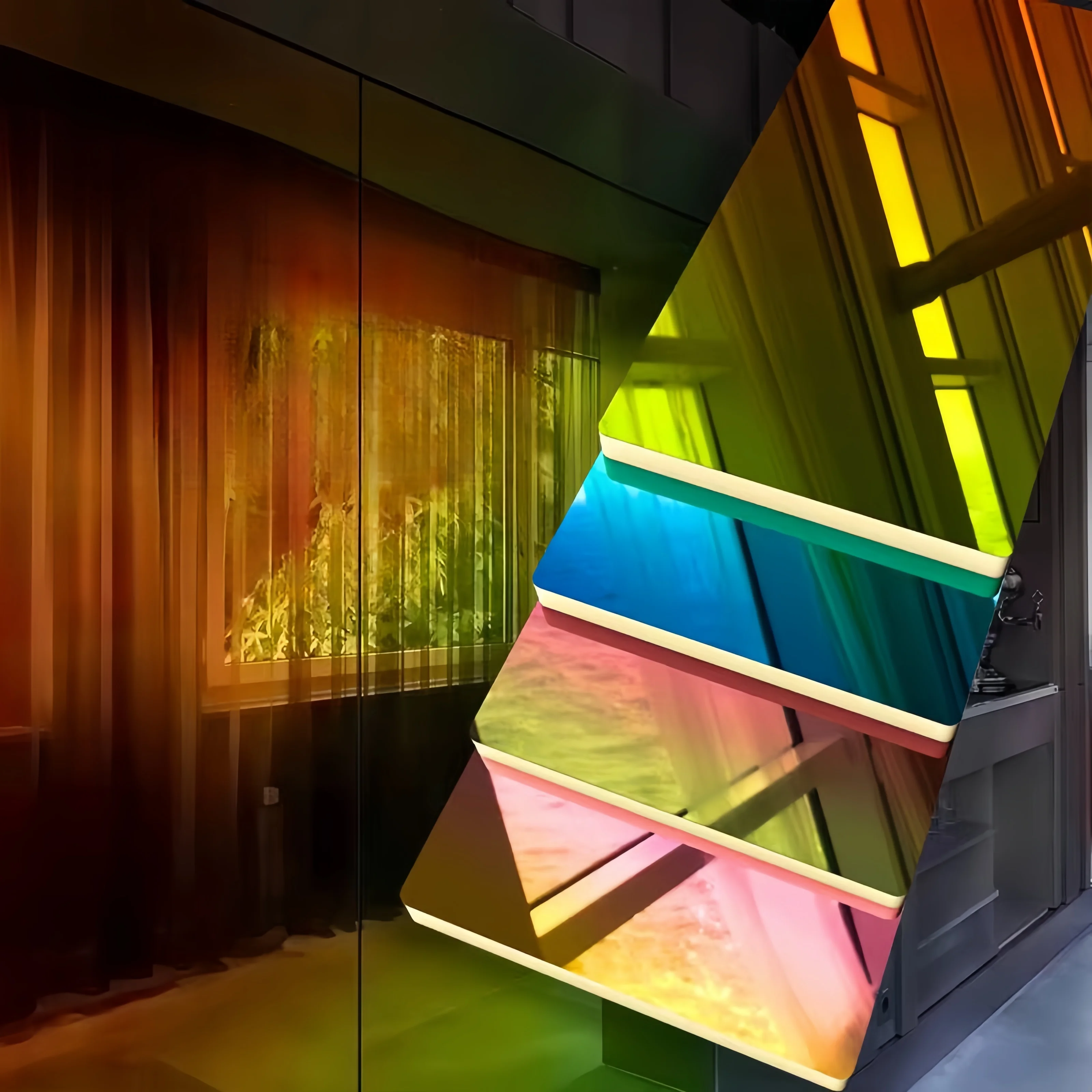 Processing Solid Seamless 1.22M Wide Wood Veneer Waterproof Wallboard Hotel Wood Wall Panel