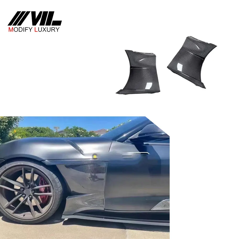 100% Real Pre-preg Fit For Supra GR A90 A91 MKV 2019-2023 Carbon Fiber EVA Style Front Fender