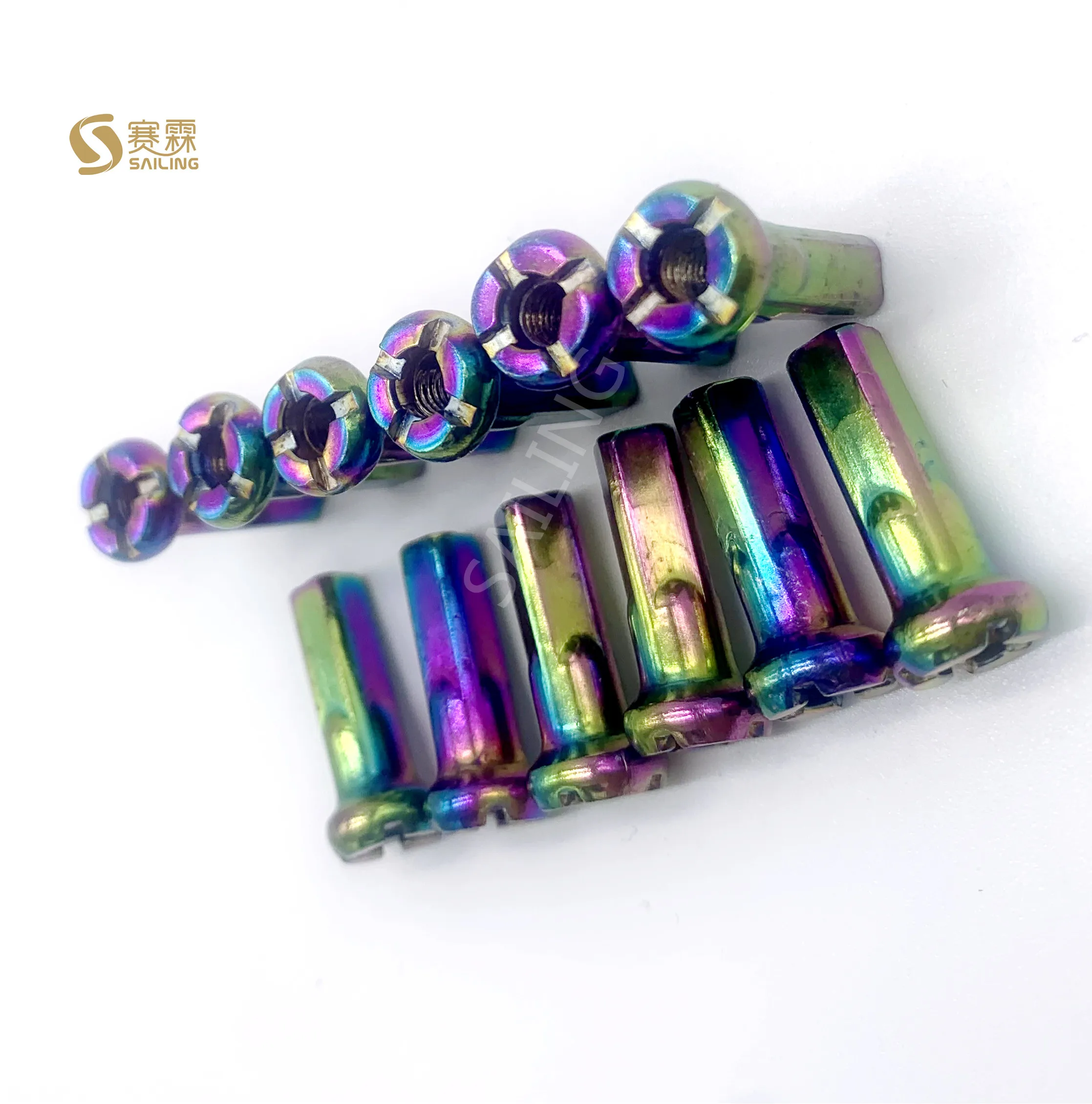 9G 10G Coloured Steel Motorcycle Spokes And Nipples Sets For Wheels 149Mm 157Mm 161Mm 184Mm China Supplier