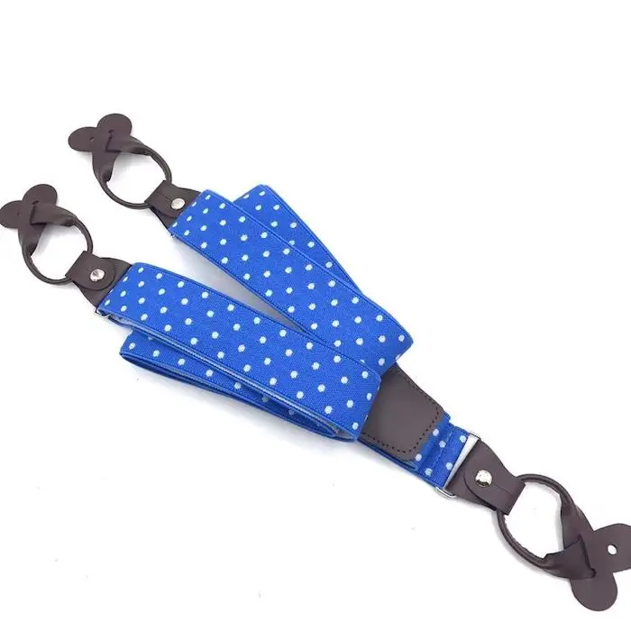 Custom Classical Adjustable Suspenders Bow Ties Elastic Y Back Men Suspender for Men