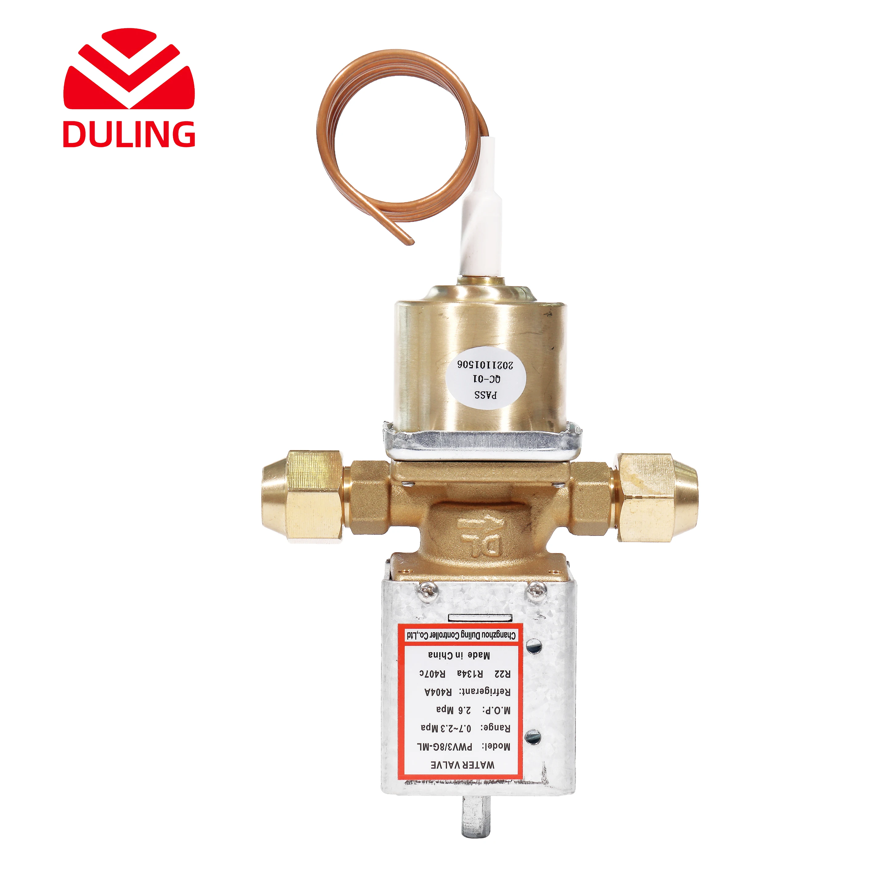 Temperature Controlled Water Flow Control Valve for Refrigeration Equipment