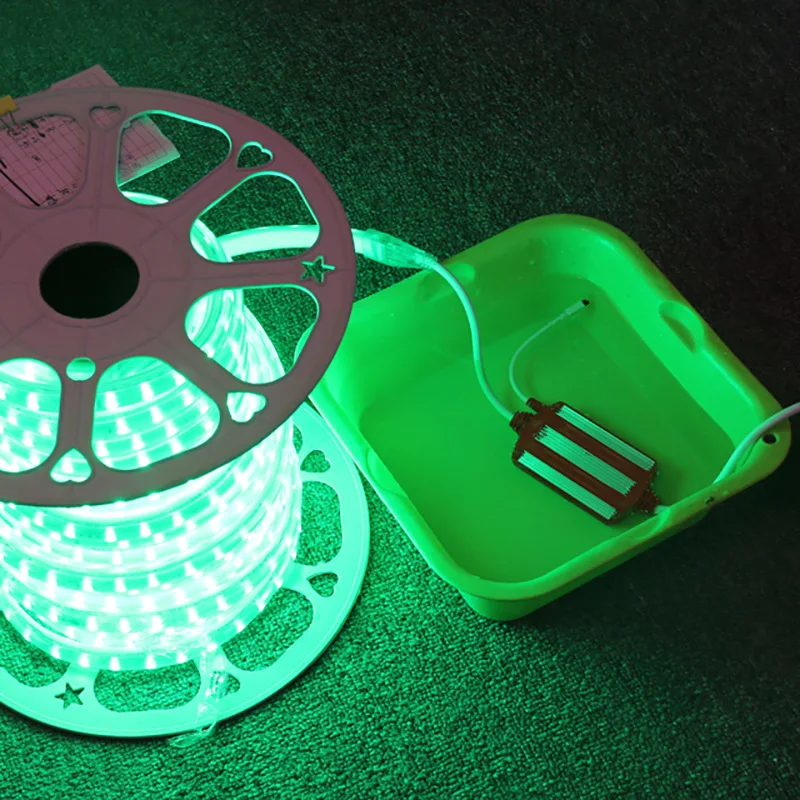 High Voltage 220V Rgb Controller New Explosion-Proof Waterproof Ip68 Aluminum Shell 4P Smd5050 Led Strip Light Controller