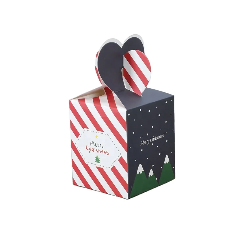 Cheap luxury color printing packaging Wholesale candy Christmas gift paper boxes