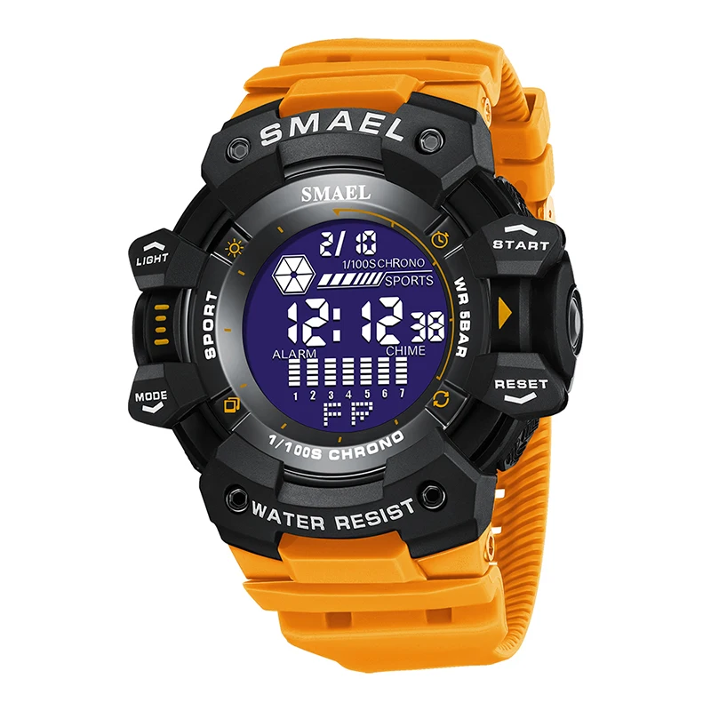SMAEL 8050 waterproof sport chrono watch relojes de hombre army sport watch jam tangan fashion watches