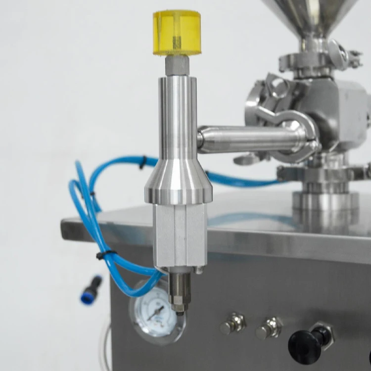 Semi Automatic Pneumatic High Accuracy Ceramic Plunger Pump Syringe Liquid Filling Machine