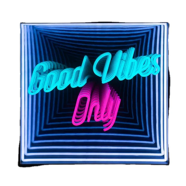 Best Seller High density of 16000 LEDs Smart LED Mirror 3D Infinity Light Box Display For Decoration Home Advertising Sign