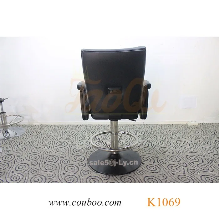 K1069 Casino Chair Bar Chair with Armrest Footrest Adjustable Lift Club Funiture Metal Gaming Stool Slot Poker VIP Chair