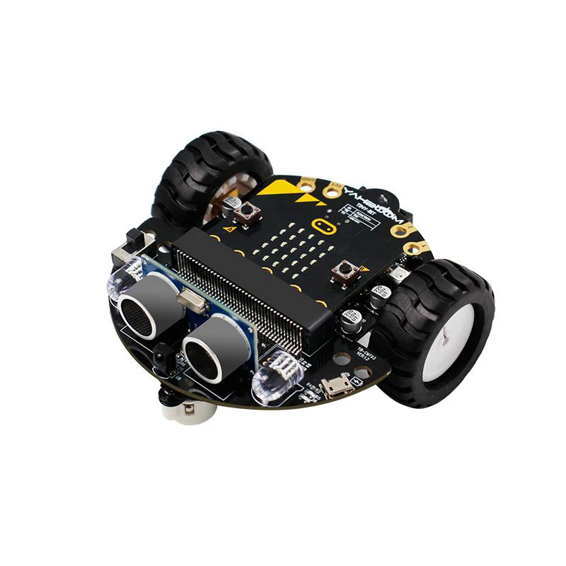 Обучающий умный робот-автомобиль yamboom Tiny:bit совместим с BBC Micro:bit V2/1 5 плата для